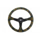 Volani Steering wheel SLIDE CAMO, 350mm, suede, 90mm deep dish | race-shop.si