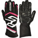 Dirkalne rokavice RACES PREMIUM EVO II SILICONE (notranji šivi), črna/roza