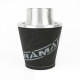 Univerzalni zračni filtri Univerzalni Športni sistem za dovod zraka Ramair z aluminijastim dovodom (črna/srebrna) | race-shop.si