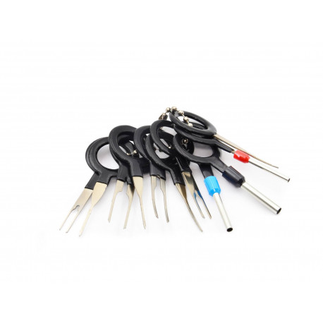 Kabli, očesca, priključki Set of 11 extractor tools for removing pins and connectors | race-shop.si