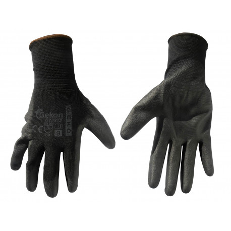 Oprema za mehanike Cotton working gloves with rubber coating - black | race-shop.si