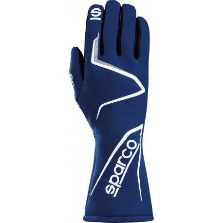 Rokavice Dirkalne rokavice Sparco LAND+ s FIA homologacijo (notranji šivi), modra | race-shop.si