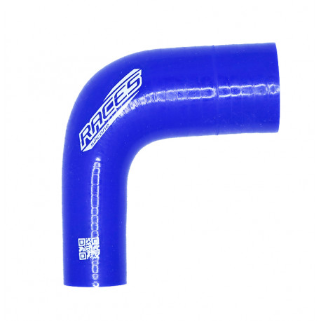 Silikonski reduktor 90° Silikonsko redukcijsko koleno RACES Silicone 90° - 15mm (0,59") do 20mm (0,79") | race-shop.si