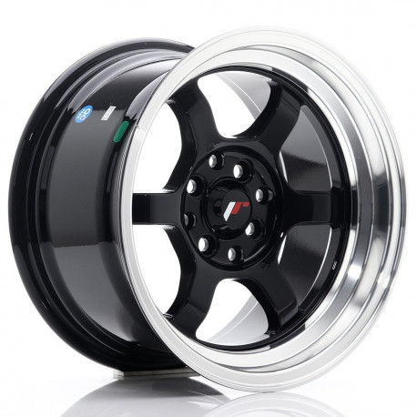 Aluminium wheels Platišče Japan Racing JR12 15x8,5 ET13 4x100/114 Glossy Black | race-shop.si