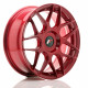 Aluminium wheels JR Wheels JR18 17x7 ET20-40 Blank Platinum Red | race-shop.si