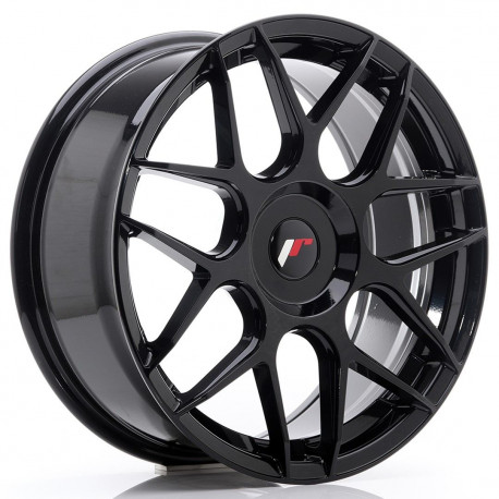 Aluminium wheels Platišče Japan Racing JR18 18x7,5 ET25-40 Blank Glossy Black | race-shop.si