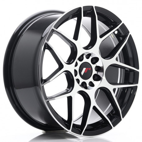 Aluminium wheels Platišče Japan Racing JR18 18x8,5 ET35 5x100/120 Black Machined | race-shop.si