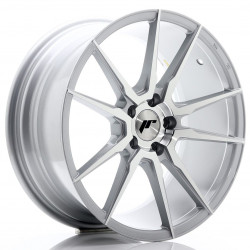 Platišče Japan Racing JR21 18x8,5 ET40 5x112 Silver Machined