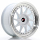 Aluminium wheels Platišče Japan Racing JR26 17x8 ET20-35 Blank White w/ Machined Lip | race-shop.si