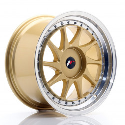 Platišče Japan Racing JR26 18x9,5 ET20-40 Blank Gold w/ Machined Lip