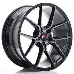Platišče Japan Racing JR30 19x8,5 ET20-42 5H Blank Black Brushed w/ Tinted Face