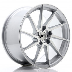 Platišče Japan Racing JR36 18x9 ET20-48 5H Blank Silver Brushed Face