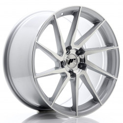 Platišče Japan Racing JR36 19x9,5 ET35 5x120 Silver Brushed Face
