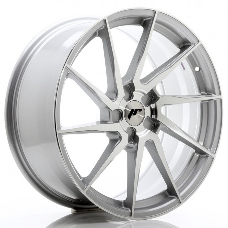 Aluminium wheels Platišče Japan Racing JR36 20x9 ET15-38 5H Blank Silver Brushed Face | race-shop.si