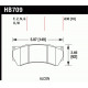 Zavorne ploščice HAWK performance Zavorne ploščice Hawk HB709F.630, Street performance, min-max 37°C-370°C | race-shop.si
