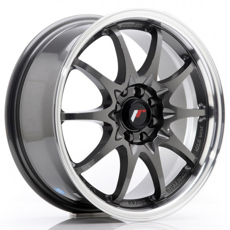 Aluminium wheels Platišče Japan Racing JR5 16x7 ET30 4x100/108 Gun Metal w/ Machined Lip | race-shop.si