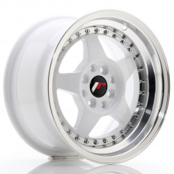 Platišče Japan Racing JR6 15x8 ET25 4x100/108 Bela w/ Machined Lip