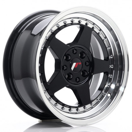 Aluminium wheels Platišče Japan Racing JR6 16x8 ET30 4x100/114 Glossy Black | race-shop.si