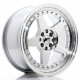 Aluminium wheels Platišče Japan Racing JR6 17x8 ET20 4x100/108 Silver Machined | race-shop.si