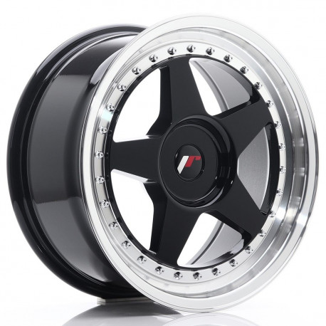 Aluminium wheels Platišče Japan Racing JR6 17x8 ET20-35 Blank Glossy Black | race-shop.si
