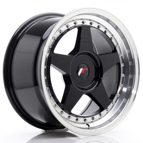 Aluminium wheels Platišče Japan Racing JR6 17x9 ET20-35 Blank Glossy Black | race-shop.si