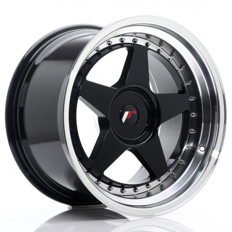 Aluminium wheels Platišče Japan Racing JR6 18x10,5 ET0-25 Blank Glossy Black | race-shop.si