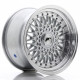Aluminium wheels Platišče Japan Racing JR9 16x9 ET20 4x100/108 Silver w/ Machined Lip + Silver Rivets | race-shop.si