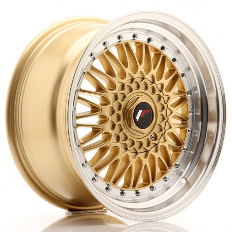 Aluminium wheels Platišče Japan Racing JR9 17x8,5 ET20-35 Blank Gold w/ Machined Lip | race-shop.si