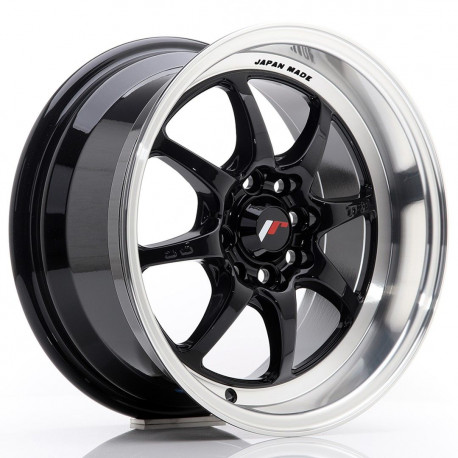 Aluminium wheels Platišče Japan Racing TF2 15x7,5 ET30 4x100/108 Glossy Black | race-shop.si