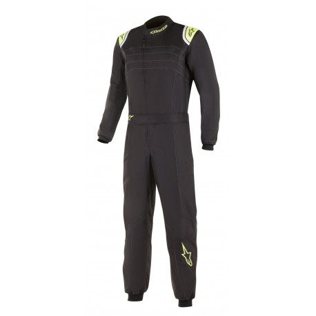 Obleke CIK-FIA Race suit ALPINESTARS KMX-9 V2 kart Black/Yellow | race-shop.si