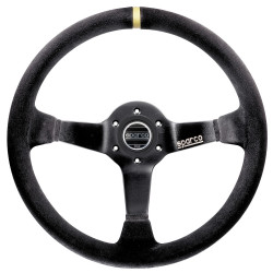 3 spokes steering wheel Sparco R325, 350mm suede, 95mm