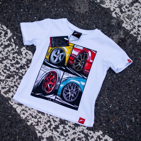 Majice Junior`s t-shirt JAPAN RACING Mix, White | race-shop.si