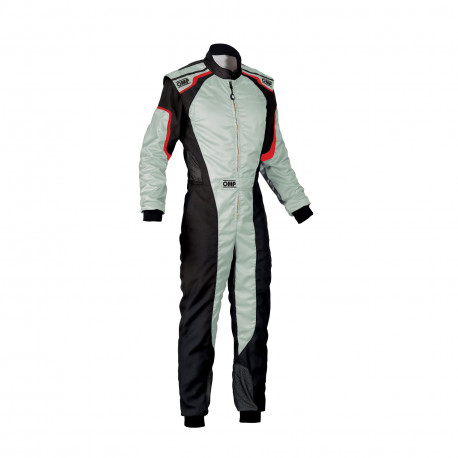 Obleke CIK-FIA Child race suit OMP KS-3, GREY | race-shop.si