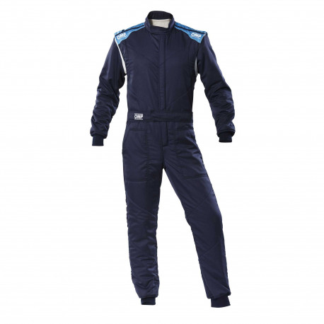 Obleke FIA tekmovalni kombinezon OMP First-S, mornarsko modra | race-shop.si