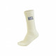 Spodnje perilo OMP Nomex socks with FIA approval, high white | race-shop.si