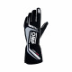 Rokavice Race gloves OMP First EVO with FIA homologation (external stitching) black / gray / white | race-shop.si