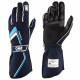 Rokavice Race gloves OMP Tecnica with FIA homologation (external stitching) blue / cyan | race-shop.si