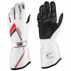 Rokavice Race gloves OMP Tecnica with FIA homologation (external stitching) white | race-shop.si