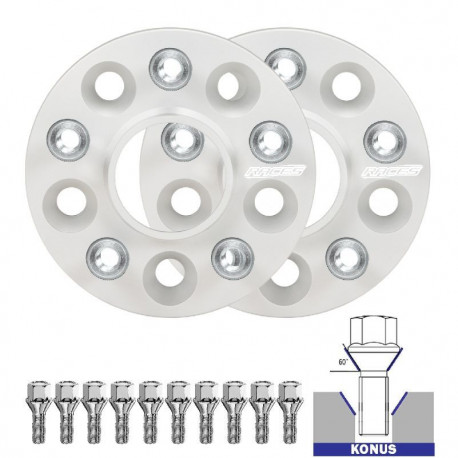 Za določen model Komplet 2 kosov distančnikov (z navojem) za BMW 5 Series&nbsp;VII (G30/G31)&nbsp;- 30mm, 5x112, 66,6 | race-shop.si