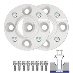 Komplet 2 kosov distančnikov (pritrditev z vijaki) za Fiat Fiorino 127/147 - 30mm, 4x98, 58,1
