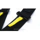 Varnostni pasovi in dodatna oprema FIA 4-točkovni varnostni pasovi RACES, črne barve | race-shop.si