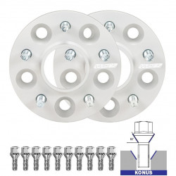 Komplet 2 kosov distančnikov (pritrditev z vijaki) za Nissan Primastar  - 22mm, 5x118, 71,1
