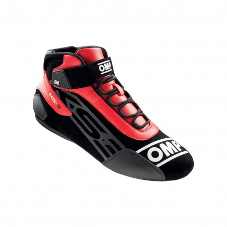 Promocije Čevlji za karting OMP KS-3, črna/rdeča | race-shop.si