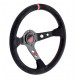 3 spokes steering wheel OMP Corsica, 350mm suede, 95mm
