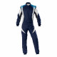 Obleke FIA race suit OMP First-EVO blue-white | race-shop.si