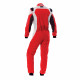 Obleke FIA tekmovalni kombinezon OMP First-EVO, rdeča/bela | race-shop.si