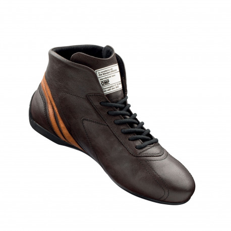 Promocije FIA race shoes OMP CARRERA dark brown | race-shop.si