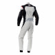 Obleke FIA race suit OMP First-EVO silver-black | race-shop.si