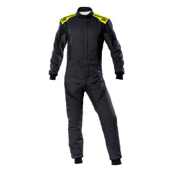 FIA race suit OMP First-EVO black-yelow