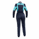 Obleke FIA race suit OMP FIRST-ELLE blue-cyan | race-shop.si
